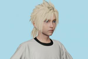 Cloud Strife Final-Fantasy, ffvii, final, fantasy, man, male, people, xna, characters, animated